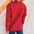 thumbnail image 5 of Uaswgudfs ​Women's Autumn/Winter Oversized Sweater: Bow Decor, Round Neck & Long Sleeve Comfort​, 5 of 5