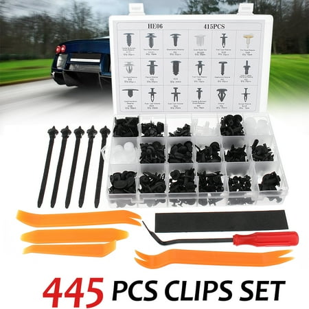 Drive Retainer Pin - 445pcs Push Auto Car Pin Panel Mixed Bumper Clip Retainer Fastener Fender