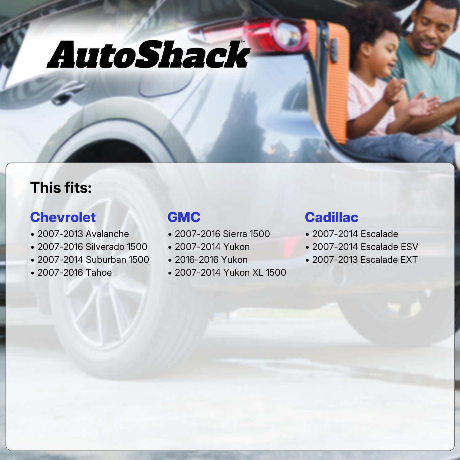 AutoShack Front Left Lower Control Arm and Ball Joint with Bushings for Chevrolet & GMC, Silverado 1500 2007-2016 Sierra 1500 2007-2016, 4WD RWD AWD V6 4.3L V8 4.8L 5.3L 6.0L 6.2L