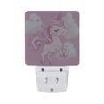 thumbnail image 2 of Pinkish Unicorns Clouds with Hearts LED Night Light with Smart Sensor Plug Into Wall Dusk to Dawn 2 packs, 2 of 7