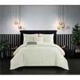 thumbnail image 1 of Chic Home BCS25807-US 5 Piece Larson Comforter Set, Beige - Queen Size, 1 of 1