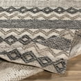 thumbnail image 3 of Surya FLS2302-268 2 ft. 6 in. x 8 ft. Farmhouse Neutrals Hand Woven Rug, Black, Medium Gray & Cream, 3 of 6