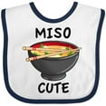 thumbnail image 3 of Inktastic Miso Cute with Miso Soup Boys or Girls Baby Bib, 3 of 4