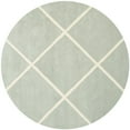 thumbnail image 6 of SAFAVIEH Chatham Isaac Geometric Diamonds Wool Area Rug, Grey/Ivory, 6' x 9', 6 of 9