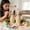 C, variant on QuanTara Unfinished Wooden Blanks for DIY Craft, 2-Pack 7.87in Solid Wood Horse & Shape Cutouts for Painting, Kids Art Projects, Home Decor & Easter Ornaments