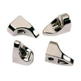 thumbnail image 1 of Shisuyan Mounting Bracket Zinc Alloy Silver 4Pcs, 1 of 8