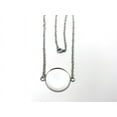 thumbnail image 5 of N215 - 3 pcs. 304 Stainless Steel Silver Tone Chain Necklaces - 20" (50.8cm) - 25mm Bezel - Tarnish Resistant!, 5 of 6
