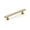 Satin Brass, variant on Schaub And Company 561-PN Heathrow 5" Center To Center Contemporary Bar Solid Brass