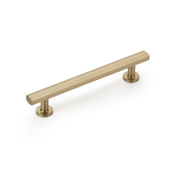 Schaub And Company 561-SSB Heathrow 5" Center To Center Contemporary Bar Solid Brass