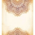 thumbnail image 3 of Ambesonne Mandala Duvet Cover Sets, Oriental Vintage Art, 2-Queen, Beige and Burnt Orange, 3 of 3