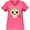 Hot Pink, variant on Inktastic DÃ­a De Los Muertos Skull with Flower Women's Plus Size V-Neck T-Shirt