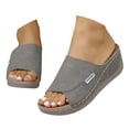 thumbnail image 4 of RotHome Women Sandals Orthopedic Sandals for Women Wedge Sandals Dressy Wide Width Comfortable Platform Heel Arch Support Slip On Summer, 4 of 10
