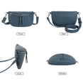 thumbnail image 4 of Bolsa De Pecho Bolso de pecho de PU Moda Hombres Mujeres Bolsos de cuero Señoras Riñonera (Azul) Tmvgtek Para Estrenar, 4 of 7