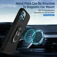 thumbnail image 6 of for 12 Pro Case for 12 Case for Apple 12/12pro Case, with Built-in 360° Swivel Ring Stand Shockproof Case for iPhone 12/12 pro Case-Black, 6 of 12