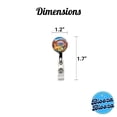 thumbnail image 4 of Rainbow Bridge National Monument Utah Retractable Reel ID Badge Key Card Name Tag Holder with Clip, 4 of 7