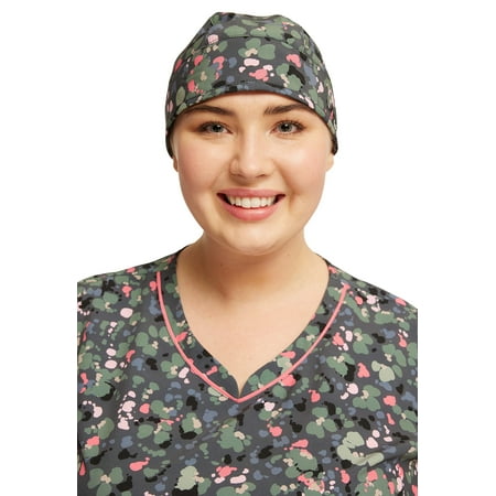 

Cherokee Scrubs Hat for Men & Women Print CK513 One Size What The Speck