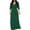 Green, variant on Efsteb Womens Long Dresses Half Sleeve V Neck Maxi Dresses For Wedding Guest Solid Color Bohemian Long Dress (Blue,S)