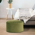thumbnail image 3 of Howard Elliott Ottoman Foot Pouf Bella, Moss, 3 of 3
