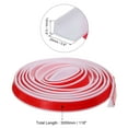 thumbnail image 2 of Uxcell 118"Lx0.8"Wx0.5"H Collapsible Shower Barrier Stopper Water Splash Guard, White, 2 of 5