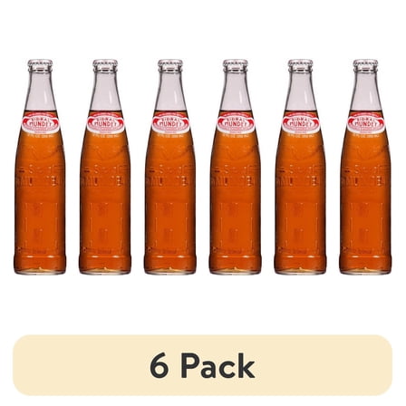 (6 pack) Sidral Mundet Apple Soda, 12 fl oz (355ml) Glass Bottle, 1 Count