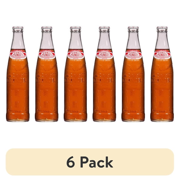 (6 pack) Sidral Mundet Apple Soda, 12 fl oz (355ml) Glass Bottle, 1 Count