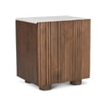 thumbnail image 2 of Pemberly Row Modern Solid Wood Frame 20" Nightstand in White, 2 of 5