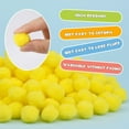 thumbnail image 2 of 150 Pom Pom, 1-inch multi color craft Pom, furry Pom Puff balls, small Pom Puff balls for DIY crafts projects, home decor items, 2 of 8