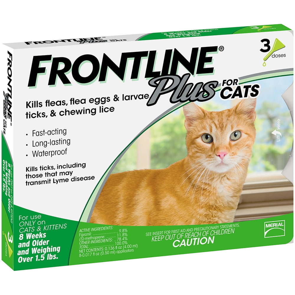 Frontline Plus Dosage Chart For Cats