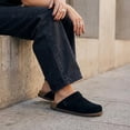 thumbnail image 6 of Cushionaire Boulder Genuine Leather Clogs for Women, Slingback Slip On Shoes with Adjustable Swivel Back Strap and Memory Foam Footbed, 6 of 20