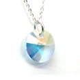 thumbnail image 2 of Juego de Aretes y Cadena con Dije Corte Xilion ZVEZDA Plata Mexicana Ley .925 Aurora Boreal, 2 of 5