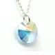 thumbnail image 2 of Juego de Aretes y Cadena con Dije Corte Xilion ZVEZDA Plata Mexicana Ley .925 Aurora Boreal, 2 of 5