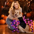 thumbnail image 3 of Pet Costume, LED Giant Spider Black Furry 1 Pack, Halloween Cosplay Prank Dress Up, Harness Back Harness for Small Medium Large Dogs Cats, Funny Trick Spooky Props for Halloween Party Decoration, 3 of 5