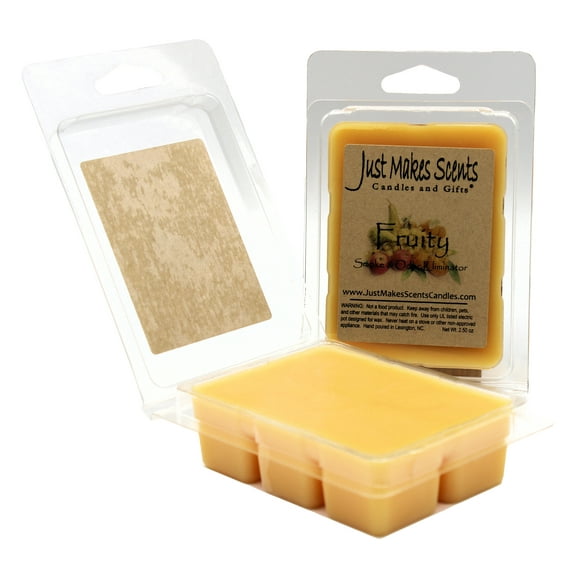 Fruity Smoke & Odor 2 Pack Wax Melts -Just Makes Scents Candles & Gifts