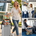 thumbnail image 6 of JIALIOU 14" Laptop Backpack Waterproof Airline Approved Stylish Casual Daypack for Travel Business College Work, Colorful Bohemian Geometry, 6 of 8
