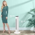 thumbnail image 7 of Tower Fan,85°Oscillating Quiet Cooling Standing Floor Fans with 15H Timer & Remote Control,3 Wind Speed 3 Wind Modes LED Display Bladeless Portable Household Electric Fan,Bedroom Office,White, 7 of 7