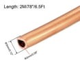 thumbnail image 3 of Uxcell 1/8"x 6.5Ft Tubo de refrigeración Bobina de cobre tono dorado 1 pieza, 3 of 5