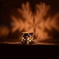thumbnail image 2 of Tea Light Votive Wraps Decorative Black Metal Snowflake Candle Holder Lantern for Home Décor, Wedding, Spa, Party Events, 2 of 2