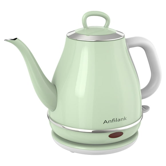 Hervidor eléctrico de cuello de cisne Anfilank 1L 1500W de acero inoxidable