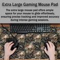 thumbnail image 3 of Large Mouse Pad Laptop Deskmat Computer Mats Desk Mats for Men Gaming Mouse Pad Long Desk Pad Waterproof Non-Slip Rubber Base 35.4 X 15.7 for Game Office, Vintage Floral Skull, 3 of 6