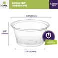 thumbnail image 4 of CIAO! 3.25OZ PP Clear Portion Cup, Lids Sold Separately (Case of 2,500), 4 of 9