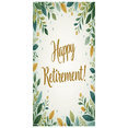 thumbnail image 4 of Green Leaves Happy Retirement Banner Botanical Design Nature Theme Backdrop for Retirement Celebration Indoor Party Event Decoration, 4 of 8