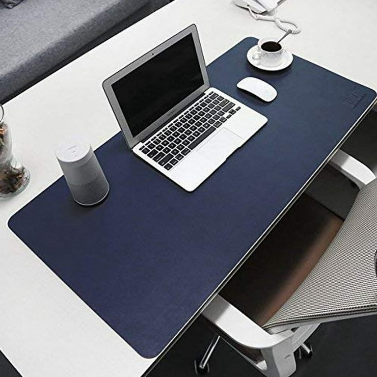 Desk Pad Office Desktop Protector 31.5 Inch x 15.7 Inch PU Leather Desk Mat Blotters Organizer with Comfortable Writing Walmart