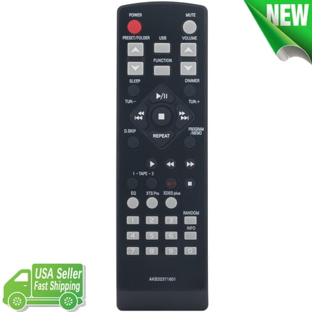 AKB32371601 Replace Remote Control for LG Mini Hifi Audio System MCD122 MCD212