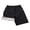 Black, variant on Sauna Shorts for Men Casual Loose Fit Sweat Shorts Gym Workout Shorts Compression Elastic Waist Bottoms Summer Sportswear Clothing Black, Size XXL
