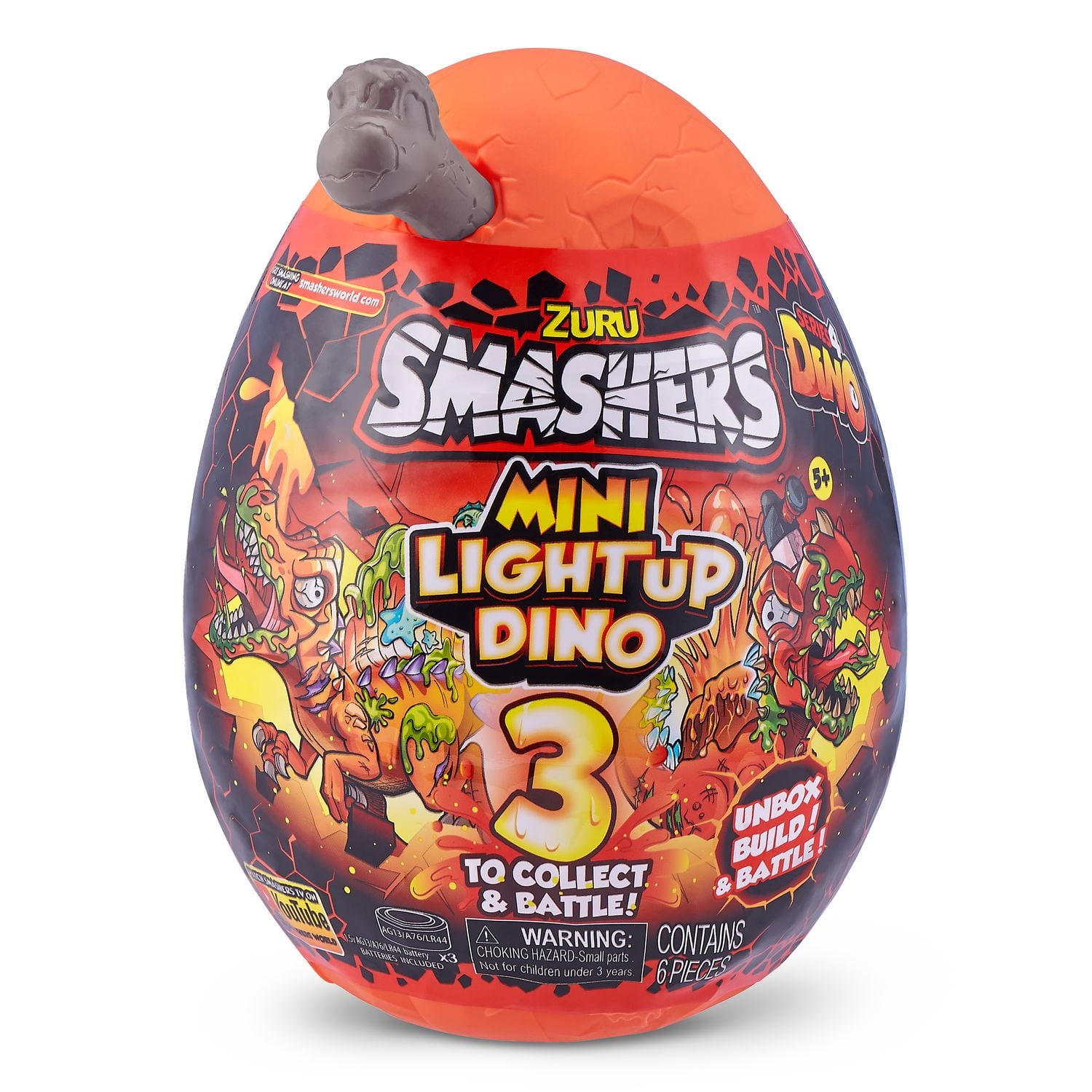 Mini Dinosaure illuminé Smashers