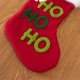 thumbnail image 4 of Colgante de calcetín rojo navideño con letras colgantes, calcetín de caramelo para suministros de decoración, 4 of 5