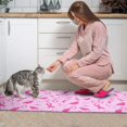 thumbnail image 3 of Pink Breast Cancer Awareness Pattern Kitchen Rugs Sets Of 2,Anti Fatigue Kitchen Mat Rugs Non Slip Washable,Decorative Kitchen Floor Mats for Kitchen,Sink,Laundry,17"x30"+17"x47", 3 of 7