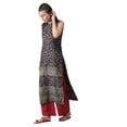 thumbnail image 2 of eloria Women's Fashion Stylish Printed Sleeveless Kurti In Round Neck Design, 2 of 5