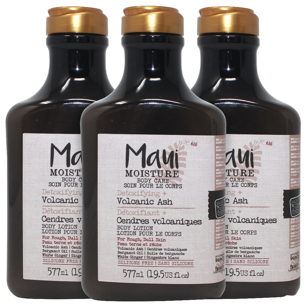 Maui Moisture Detoxifying Plus Volcanic Ash Body Lotion, 19.5 Oz (Pack
