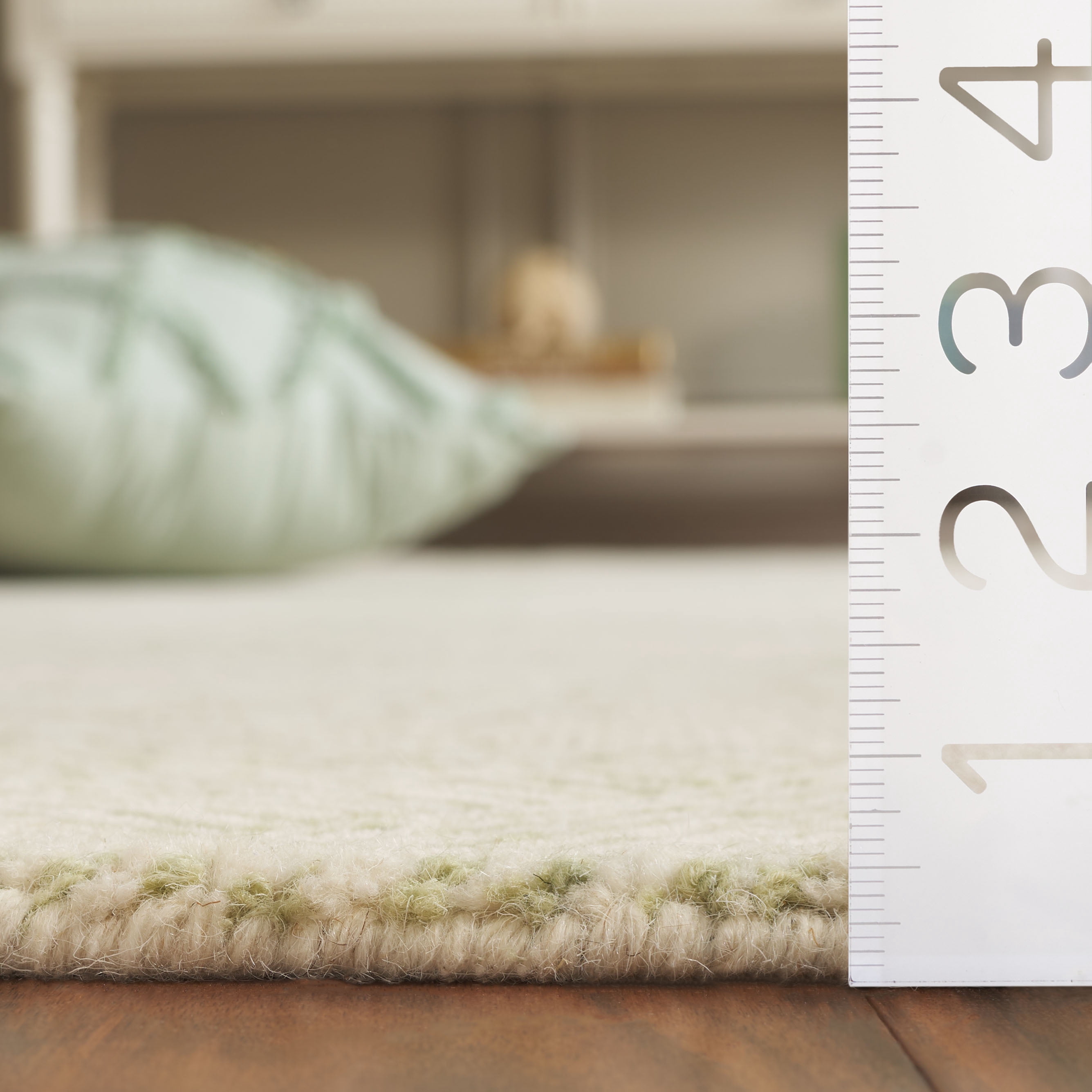 Safavieh Ebony Marva Plaid Runner Rug, Green/Ivory, 2'3" x 8'